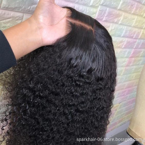 Wholesale kinky curly human hair wigs for black women,kinky curly full lace wig with baby hair,virgin kinky curly full lace wig